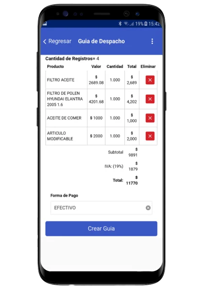 APP software ERP XPYME movil